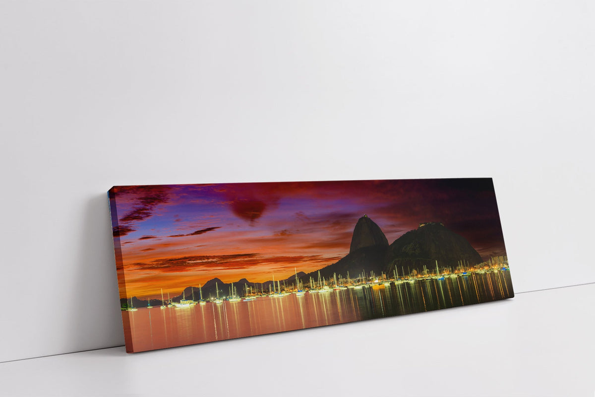 Copacabana Sugarloaf Mountain Brazil 72" x 24"