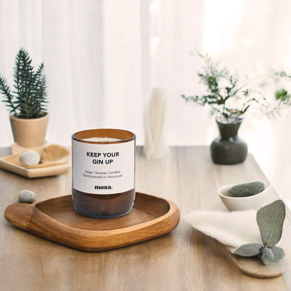 Keep Your Gin Up - Sage Candle