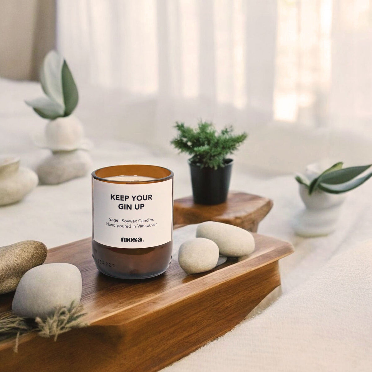 Keep Your Gin Up - Sage Candle