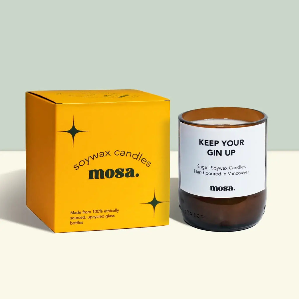 Keep Your Gin Up - Sage Candle